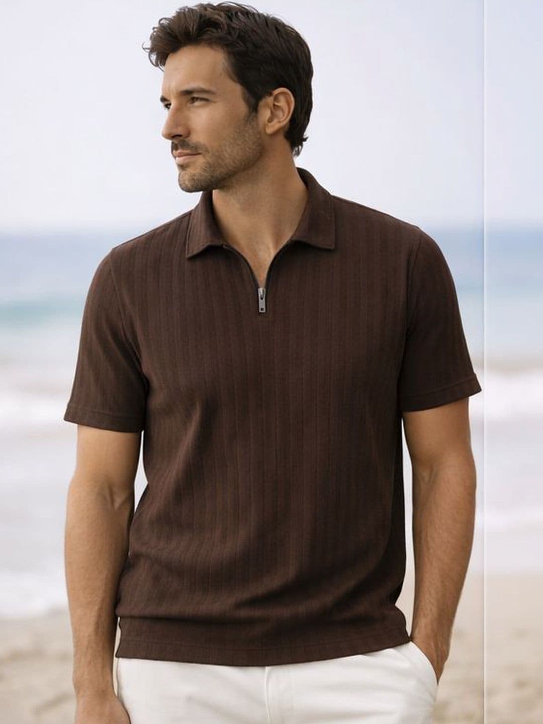 Moda Rapido Men Polo Collar T-shirt - view 1