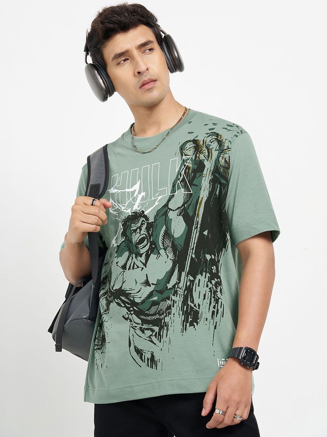 SF JEANS by Pantaloons Men Printed T-shirt - view 1