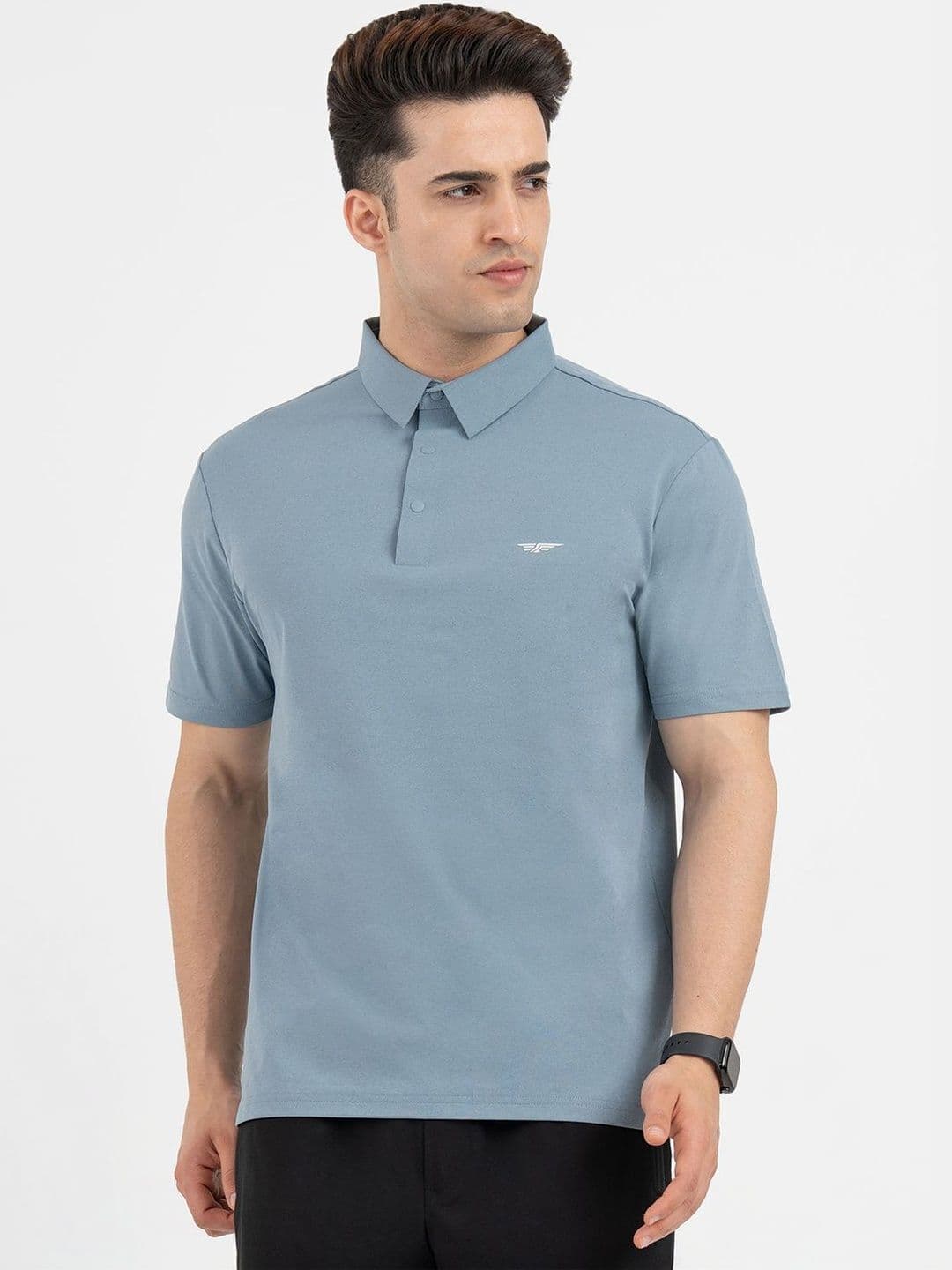 Red Tape Men Brand Logo Polo Collar T-shirt - view 1