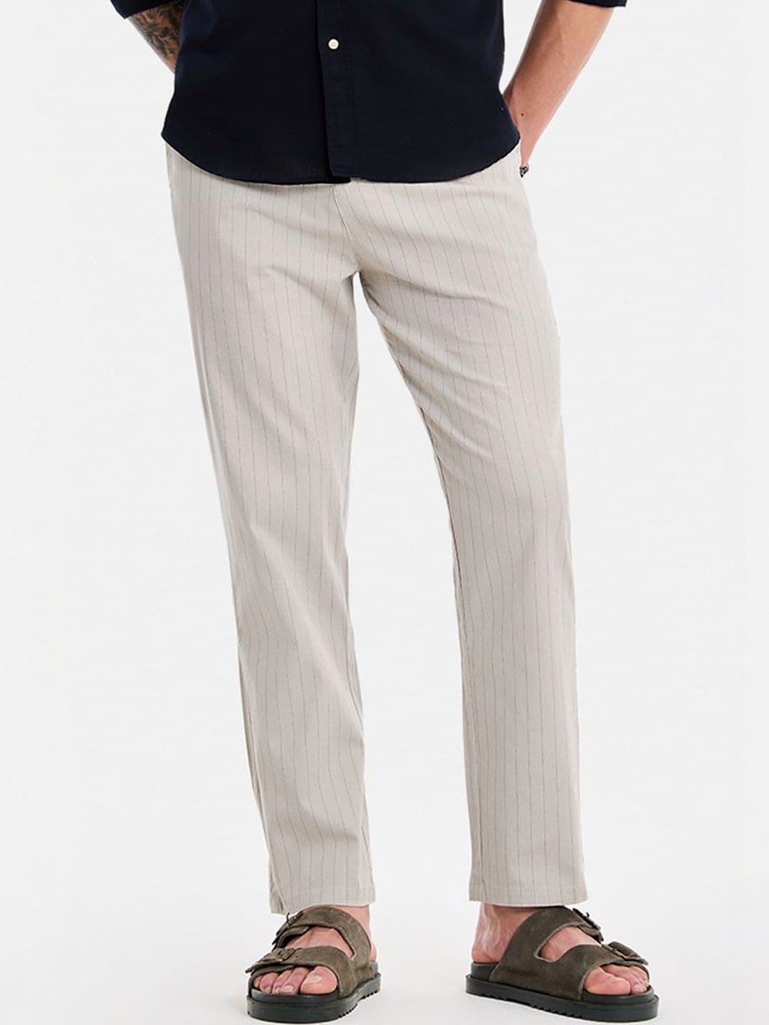 Snitch Men Striped Trousers - view 1