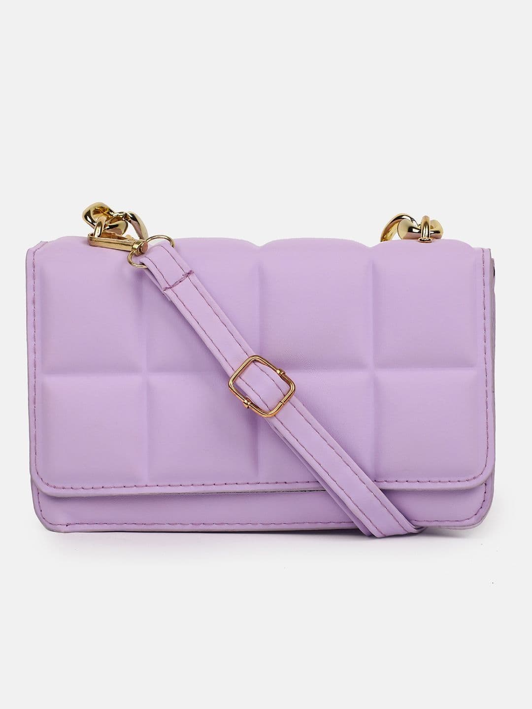 HAUTE SAUCE PU Structured Sling Bag with Quilted - view 1