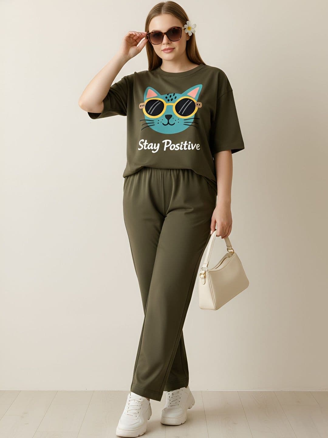 My Swag Printed T-shirt with Trousers - view 1