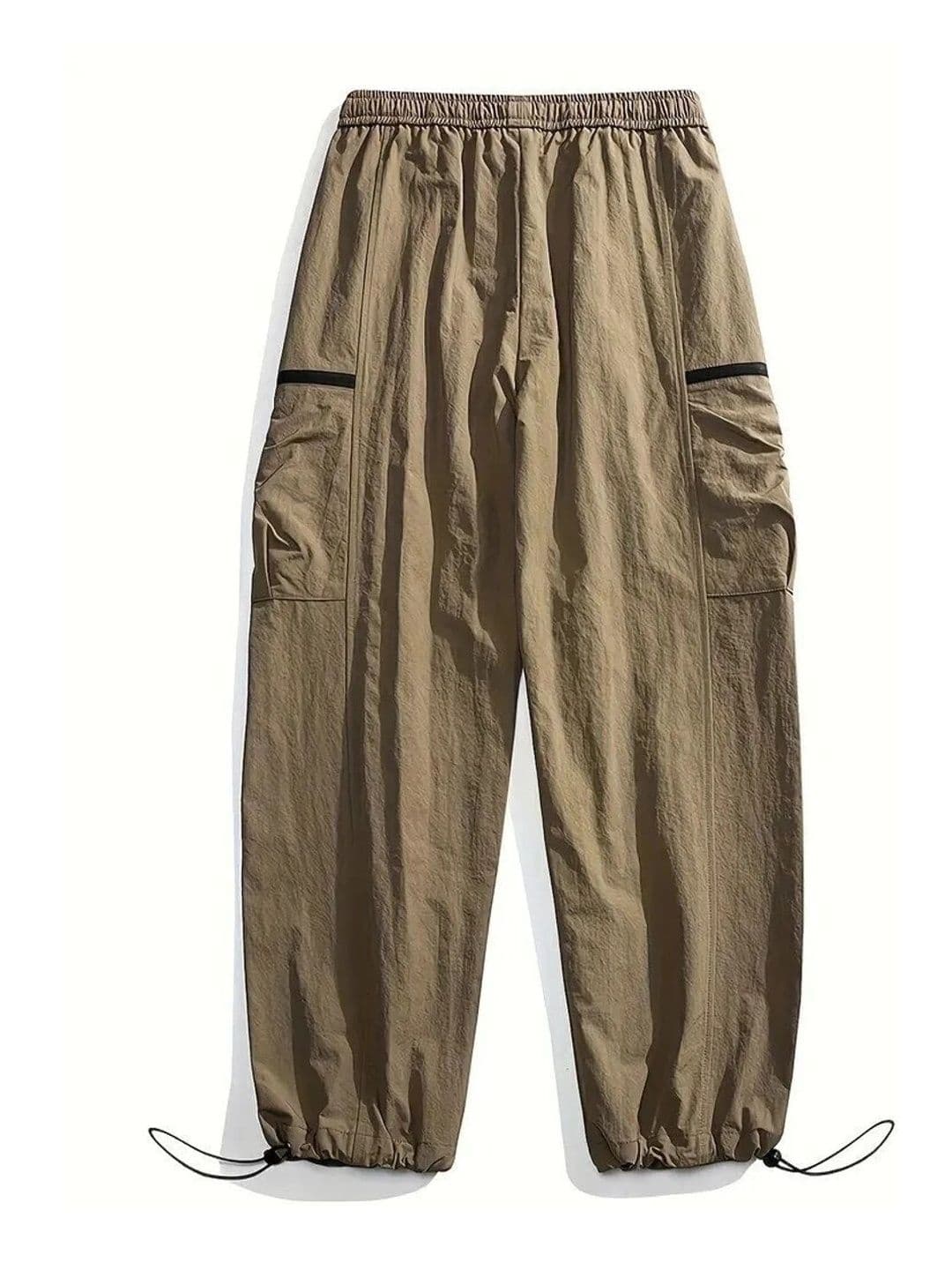 LRIPSOME Men Relaxed Loose Fit High-Rise Easy Wash Cargos Trousers - view 1