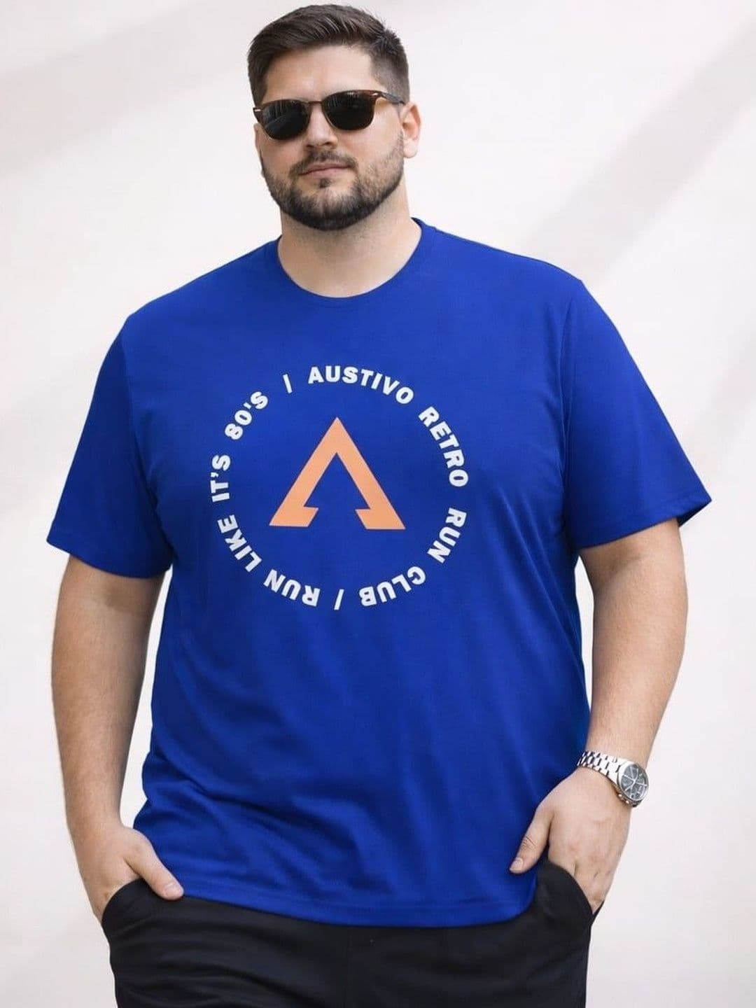 AUSTIVO Men Typography Printed T-shirt - view 1