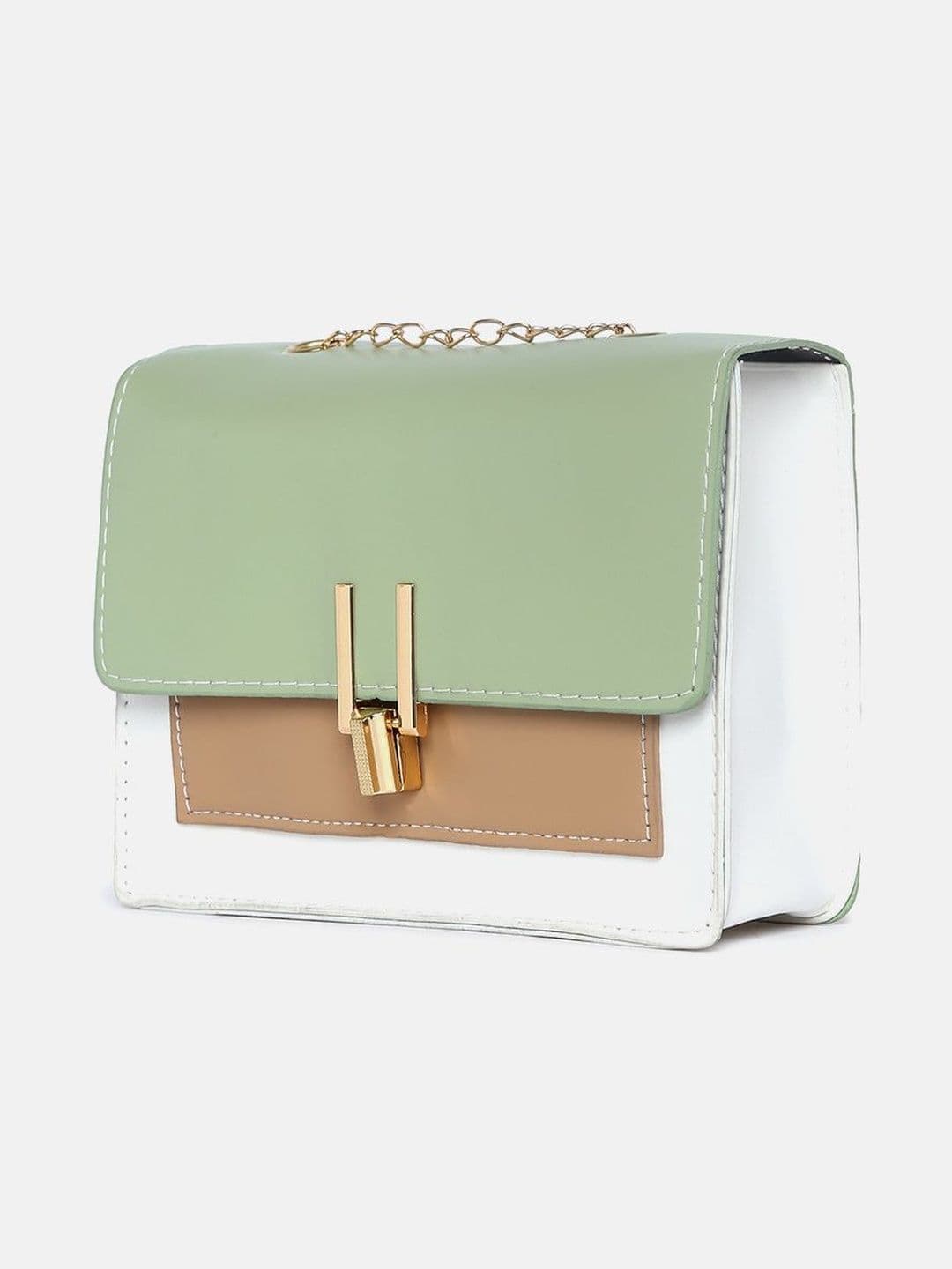 HAUTE SAUCE Colourblocked PU Sling Bag - view 1