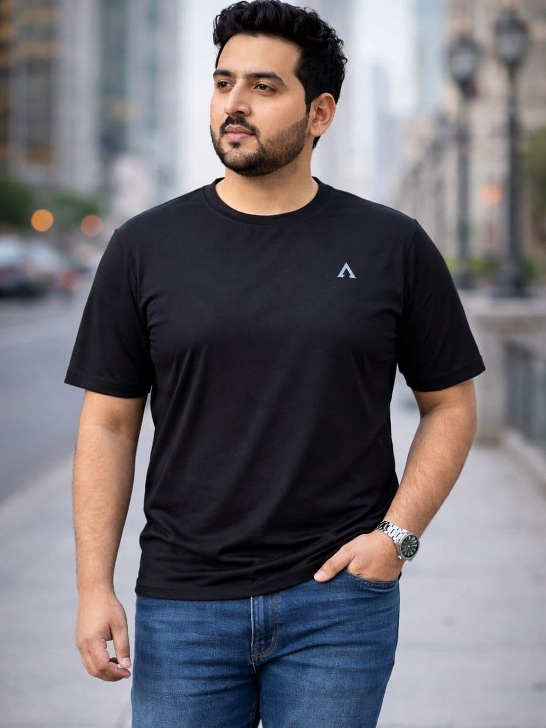 AUSTIVO Men Brand Logo Printed T-shirt - view 1