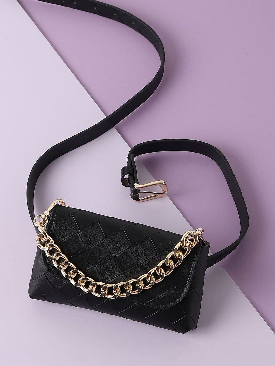 HAUTE SAUCE Textured PU Sling Bag - view 1