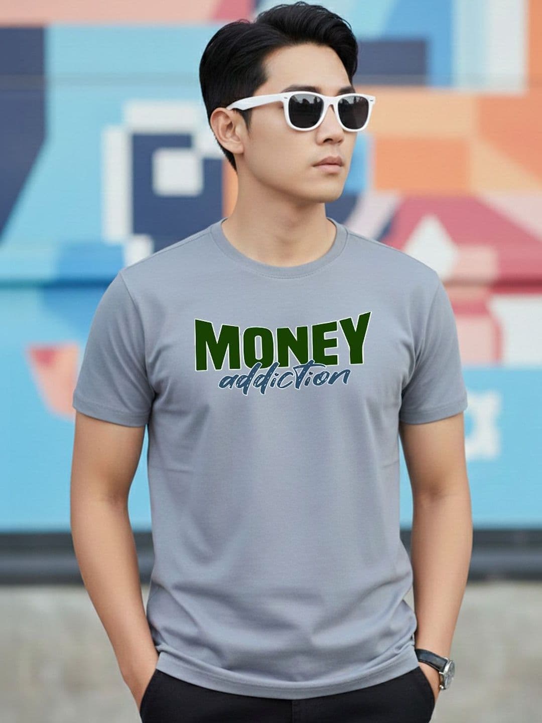 Greylongg Men Typography Printed T-shirt - view 1