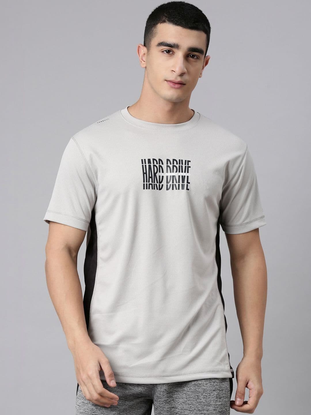Classic Polo Men Typography Colourblocked Slim Fit T-shirt - view 1