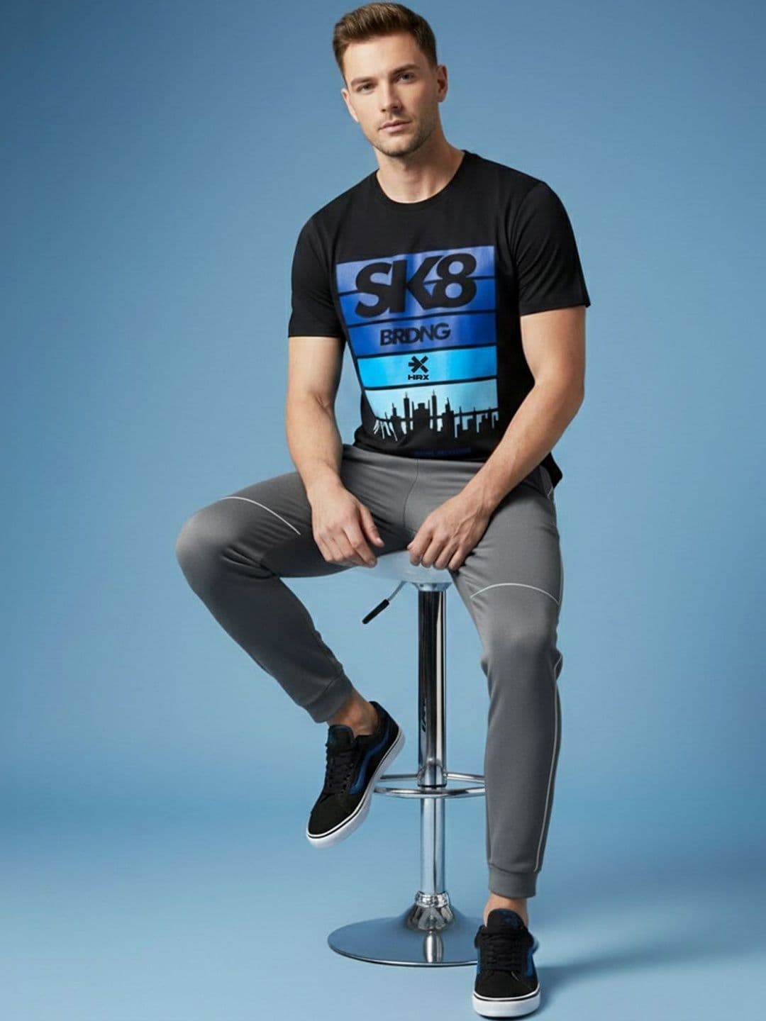 HRX by Hrithik Roshan Men Printed T-shirt - view 1