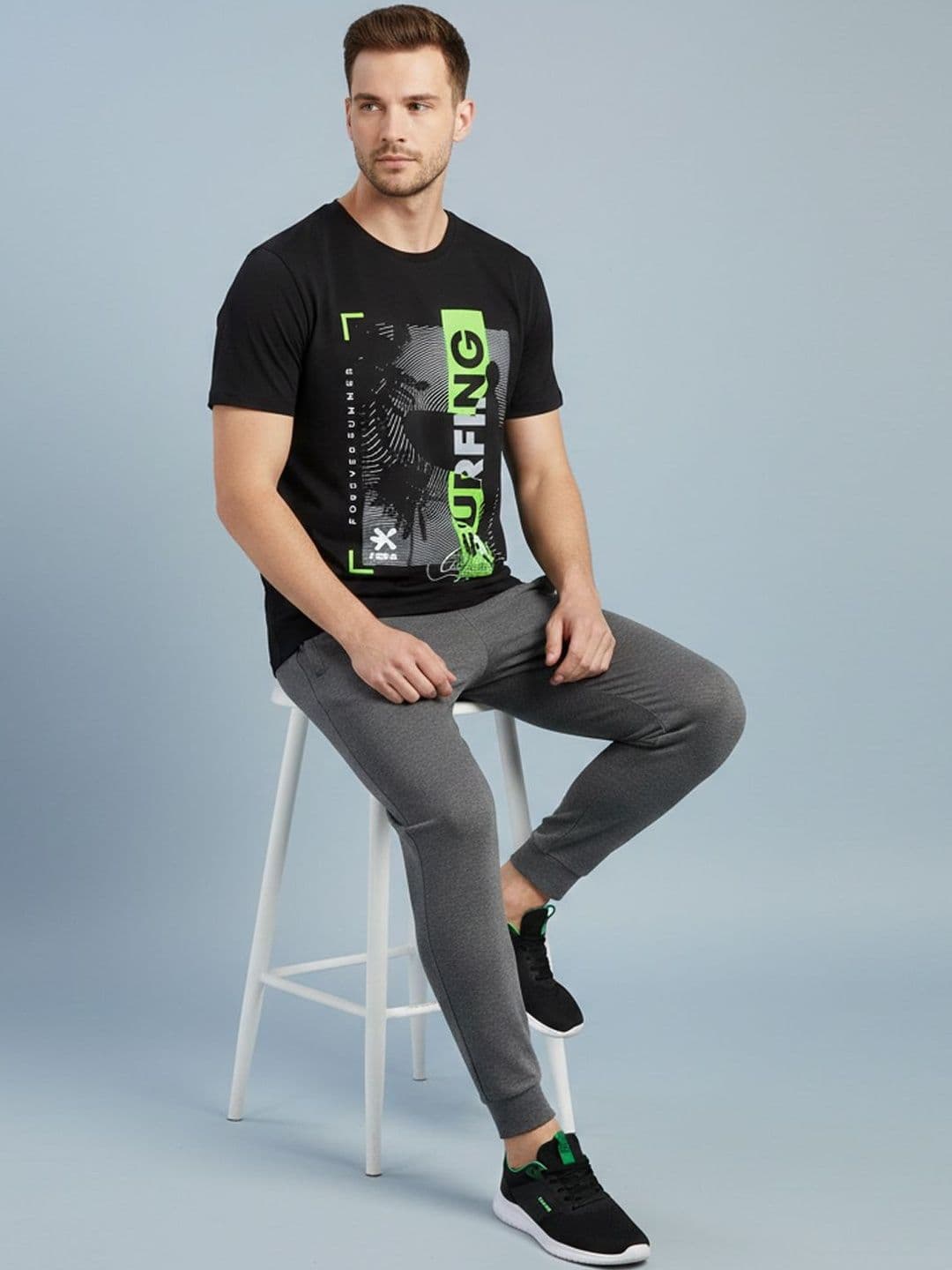 HRX by Hrithik Roshan Men Printed T-shirt - view 1