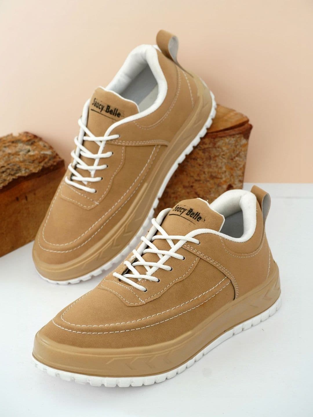 SAUCY BELLE Men Suede Sneakers - view 1