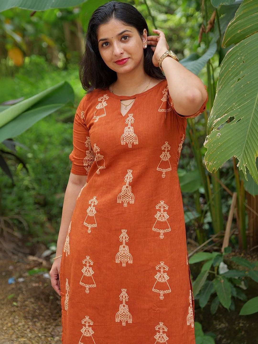 Twika Women Ethnic Motifs Printed Regular Kurta with Trousers - view 1