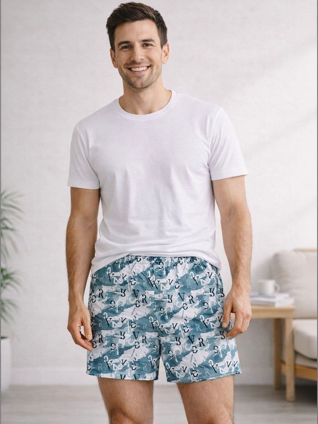 The Roadster Lifestyle Co Printed Pure Cotton Boxers - view 1