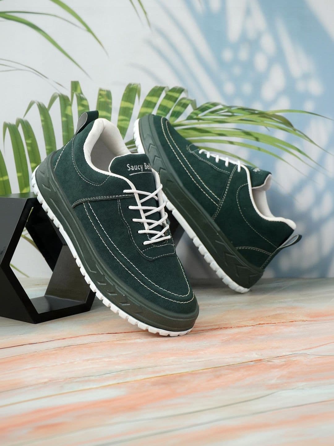 SAUCY BELLE Men Suede Sneakers - view 1