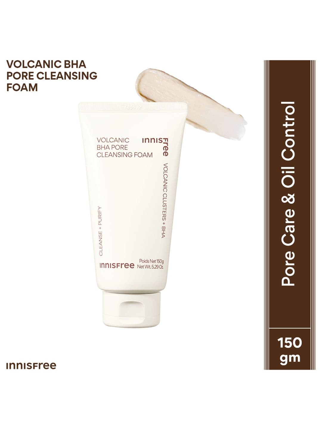 Innisfree Volcanic Pore BHA Cleansing Foam Face Wash - 150g - view 1