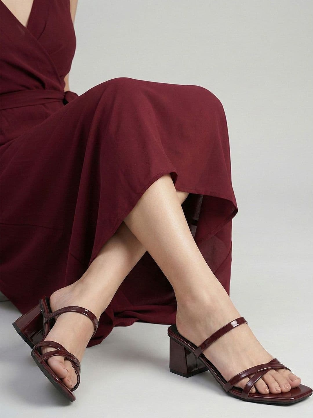 DressBerry Block Sandals - view 1
