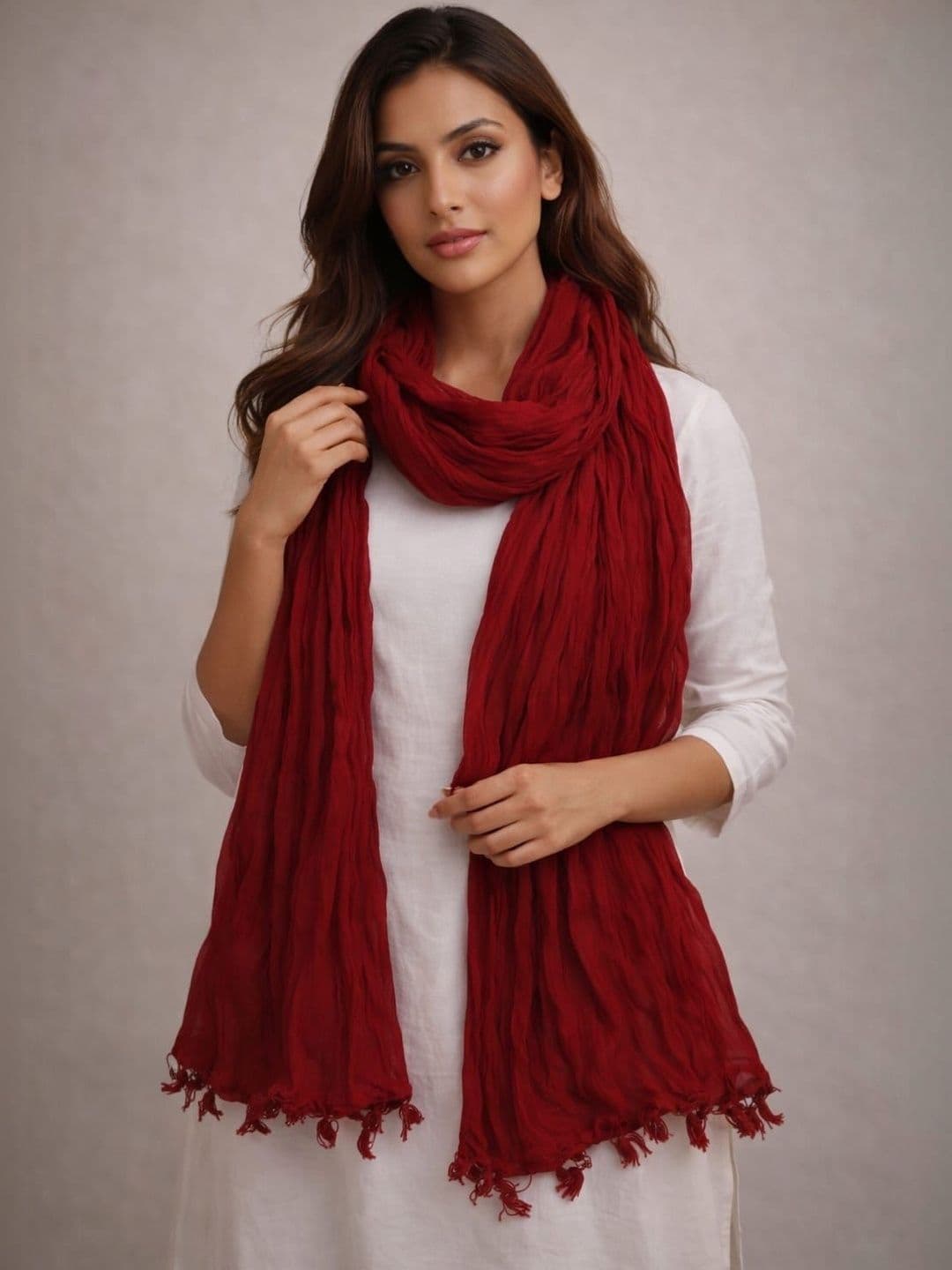 SAHINA DUPATTA Dyed Dupatta - view 1