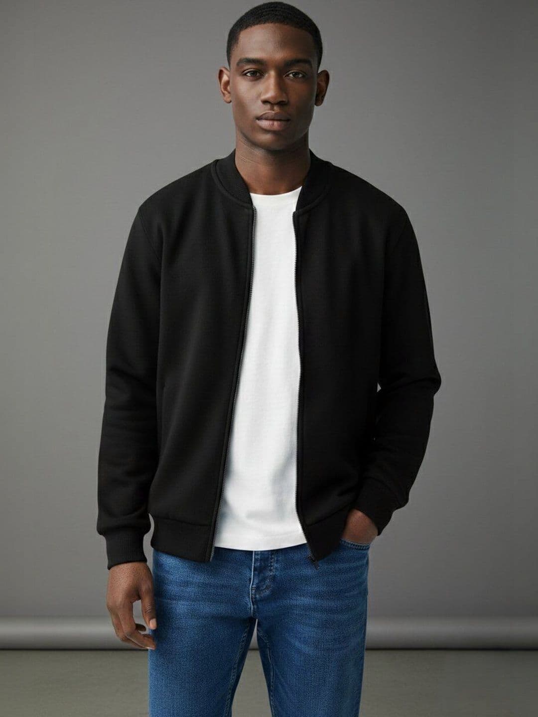 Besick Men Lightweight Bomber Jacket - view 1