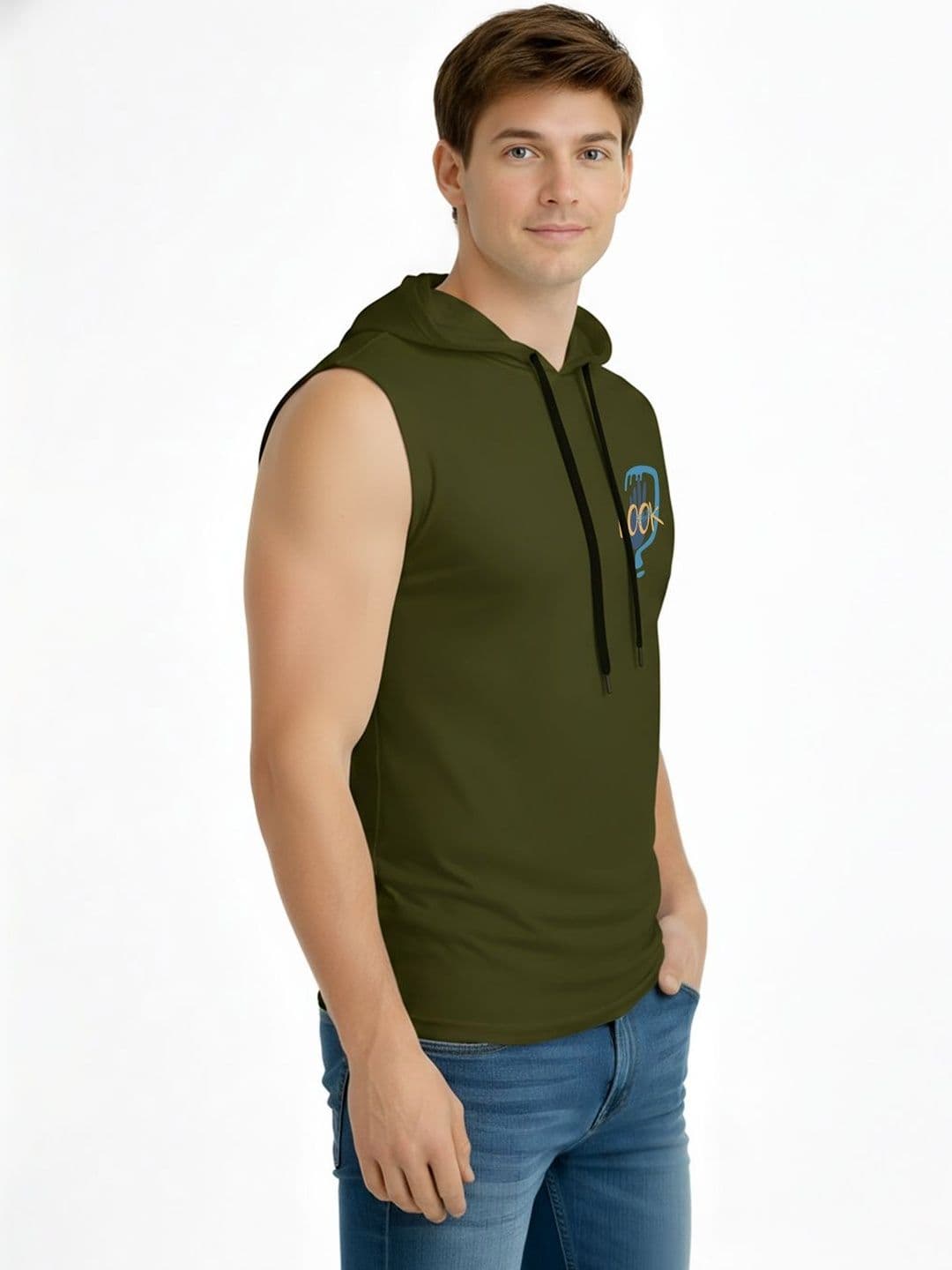 TEEFOX Men Printed Hooded T-shirt - view 1