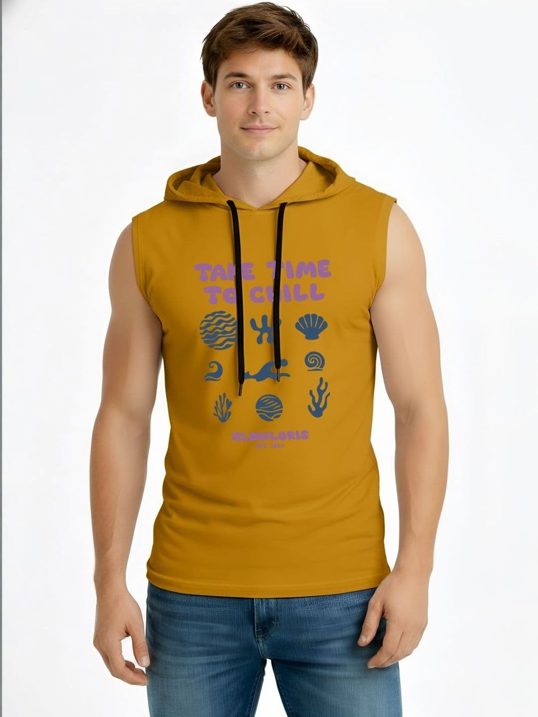 TEEFOX Men Printed Hooded T-shirt - view 1