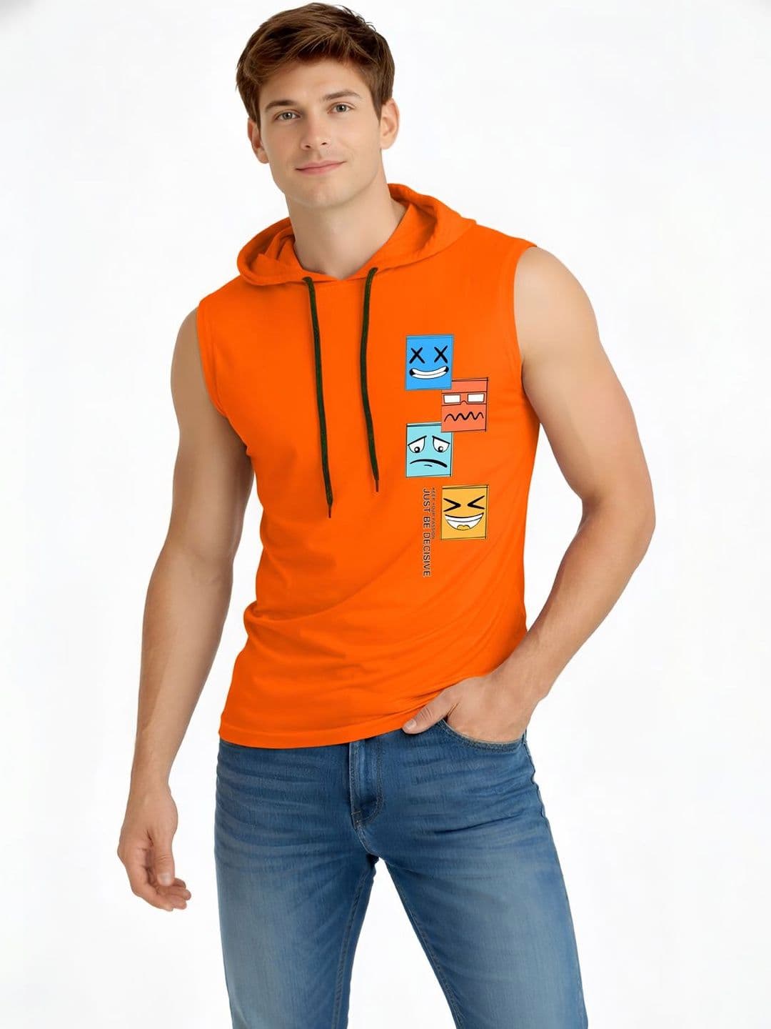 TEEFOX Men Printed Hooded T-shirt - view 1