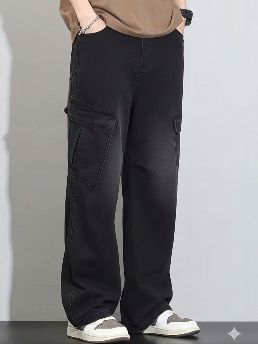 FUDE PRIDE Men Relaxed Fit Mid-Rise Light Fade Denim Jeans - view 1