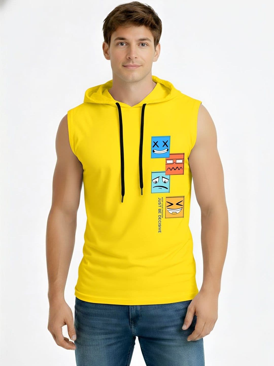 TEEFOX Men Printed Hooded T-shirt - view 1