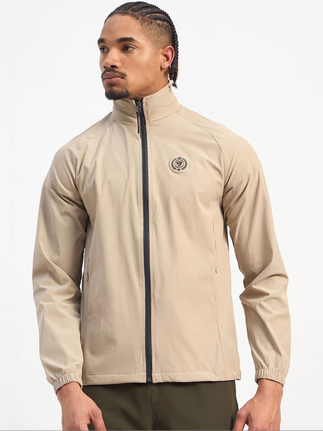 SG Men Brand Logo Knitted Jacket - view 1