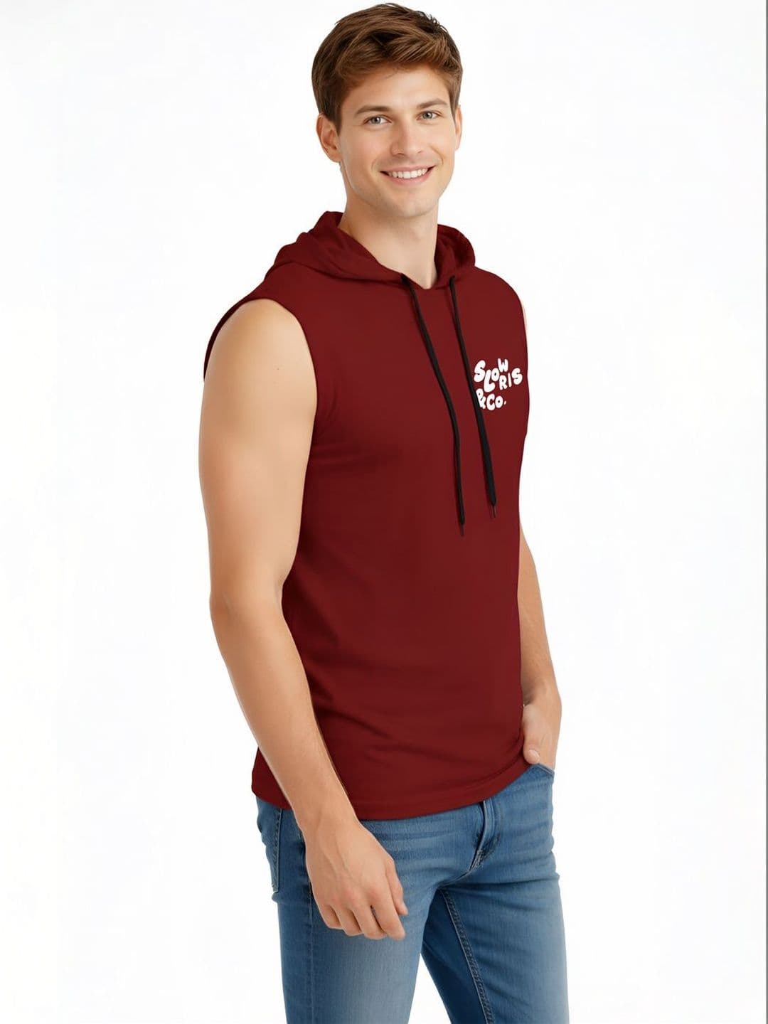 TEEFOX Men Printed Hooded T-shirt - view 1