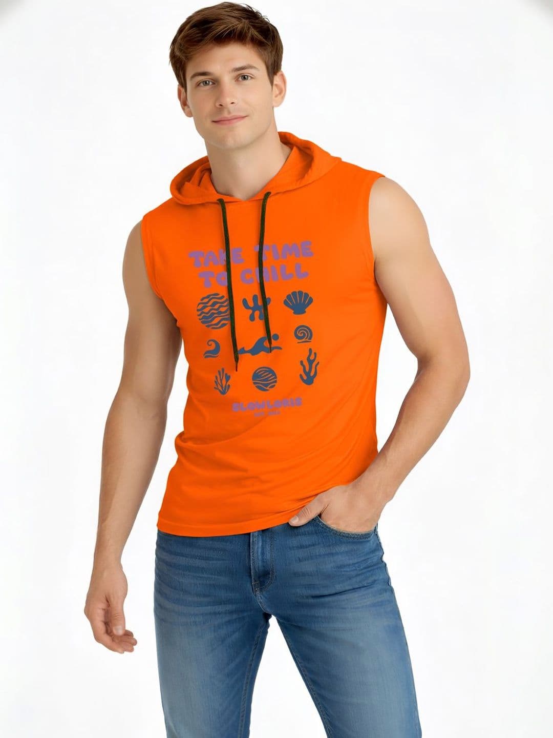 TEEFOX Men Printed Hooded T-shirt - view 1