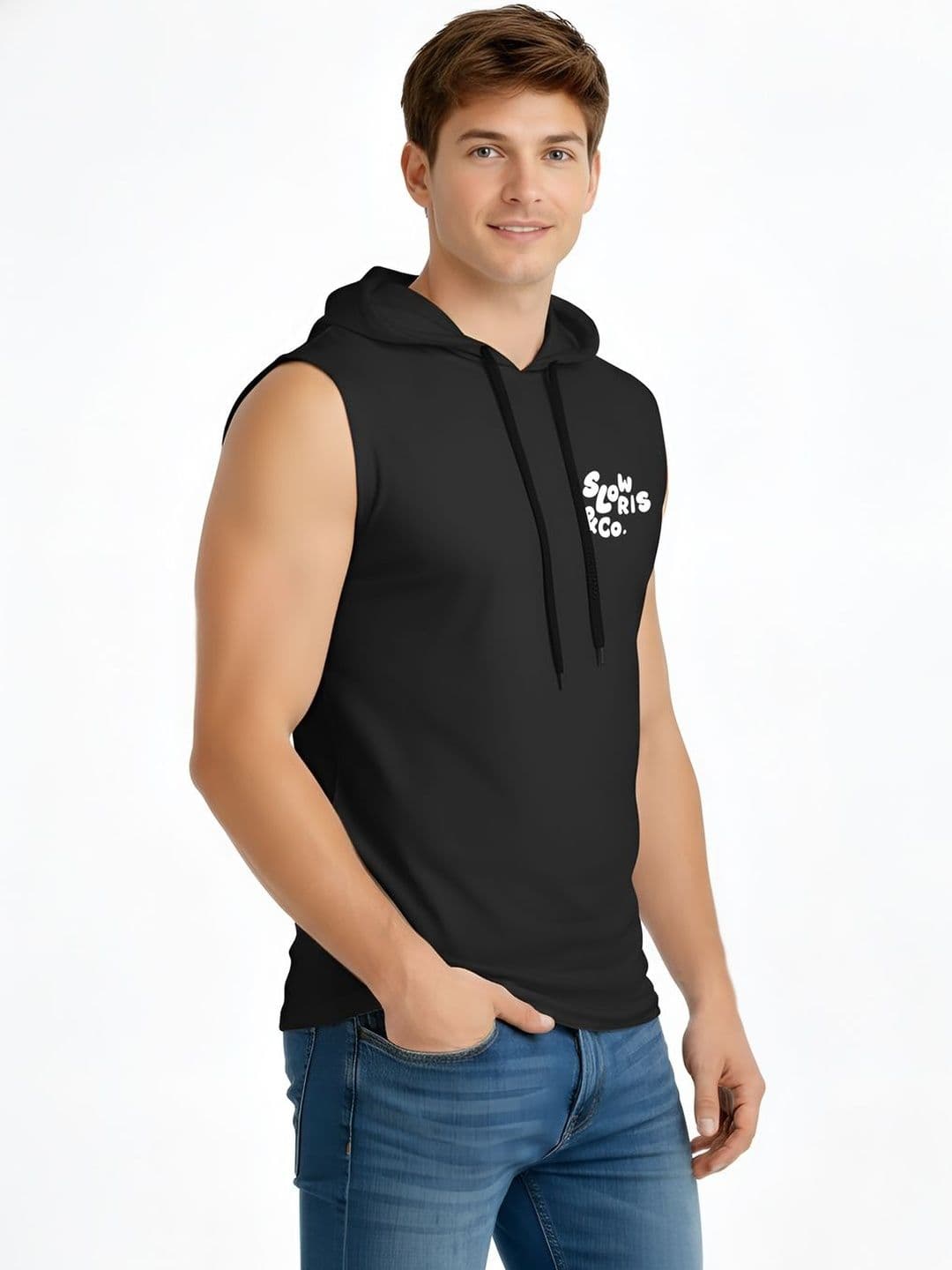 TEEFOX Men Printed Hooded T-shirt - view 1