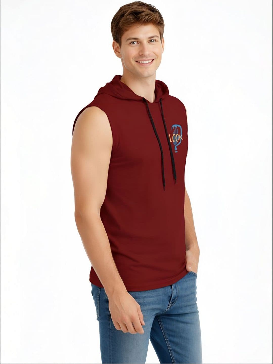 TEEFOX Men Printed Hooded T-shirt - view 1