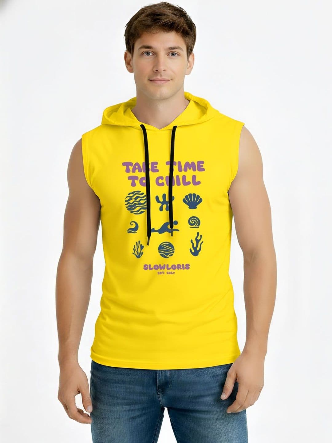TEEFOX Men Printed Hooded T-shirt - view 1