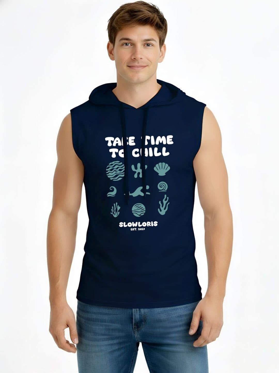 TEEFOX Men Printed Hooded T-shirt - view 1