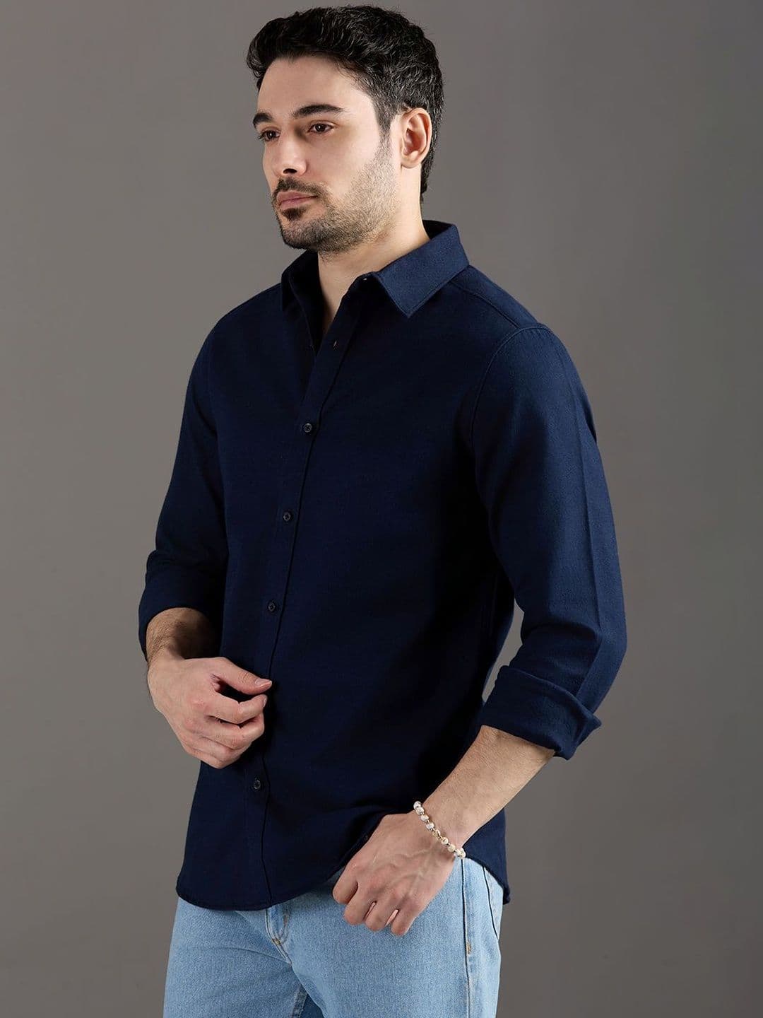 Mast & Harbour Mens Solid Regular Fit Casual Shirt - view 1