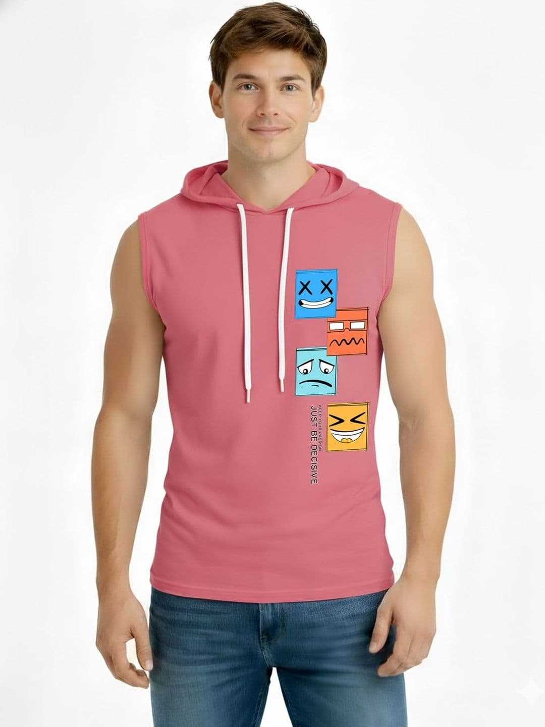 TEEFOX Men Printed Hooded T-shirt - view 1