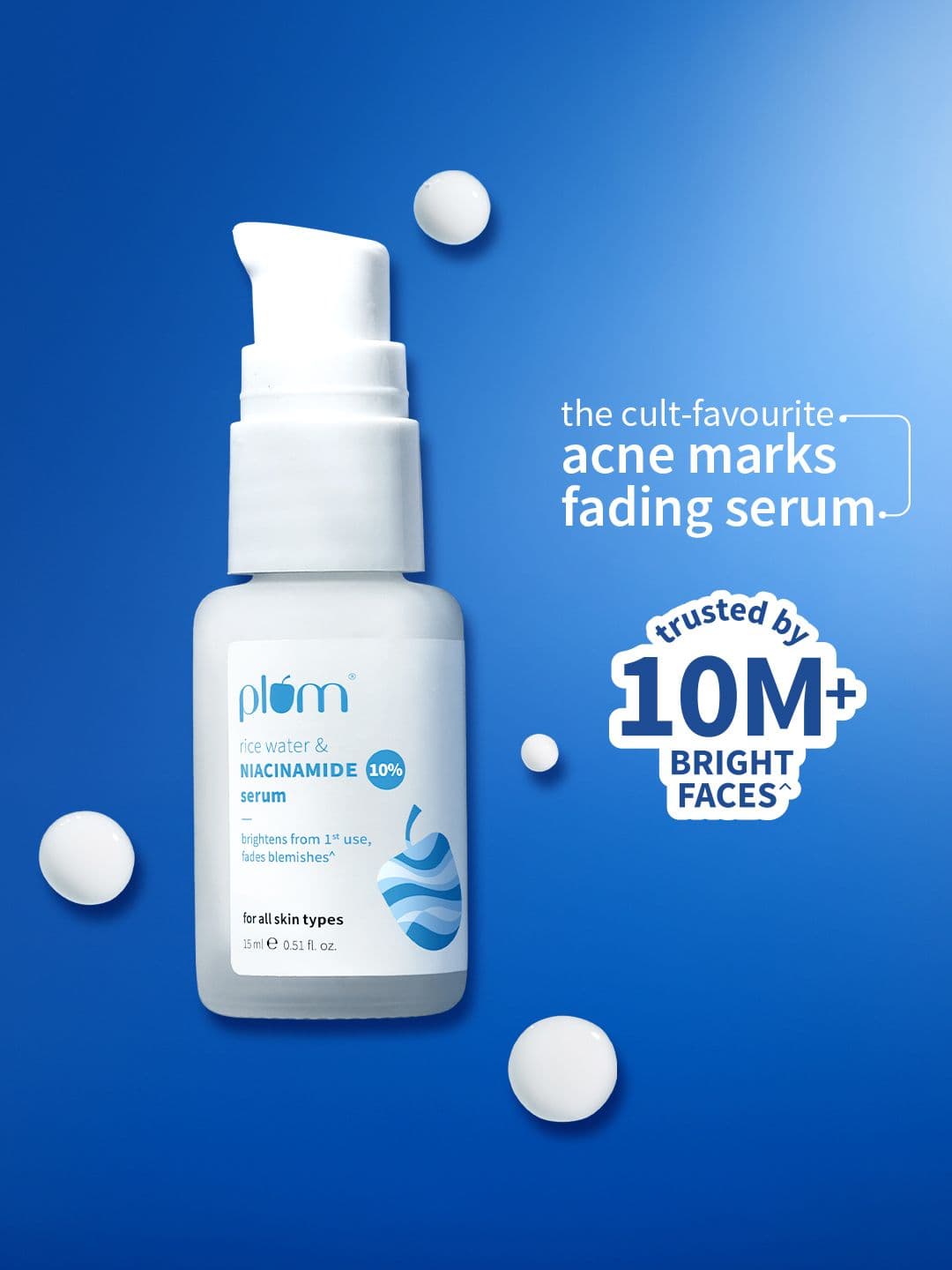 Plum 10% Niacinamide Face Serum with Rice Water - 15 ml - view 1