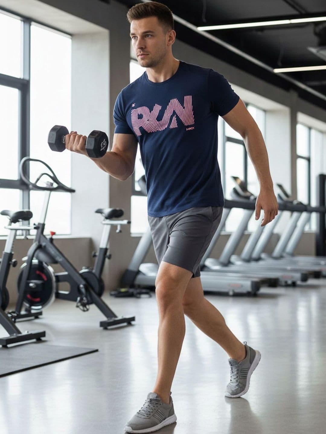 HRX by Hrithik Roshan Men Typography Printed T-shirt - view 1