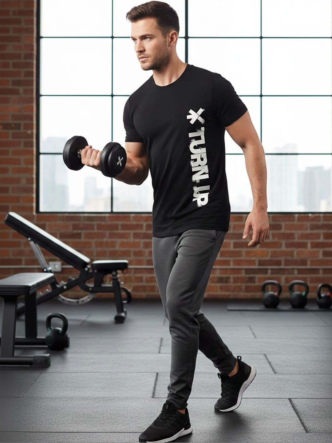 HRX by Hrithik Roshan Men Typography Printed T-shirt - view 1