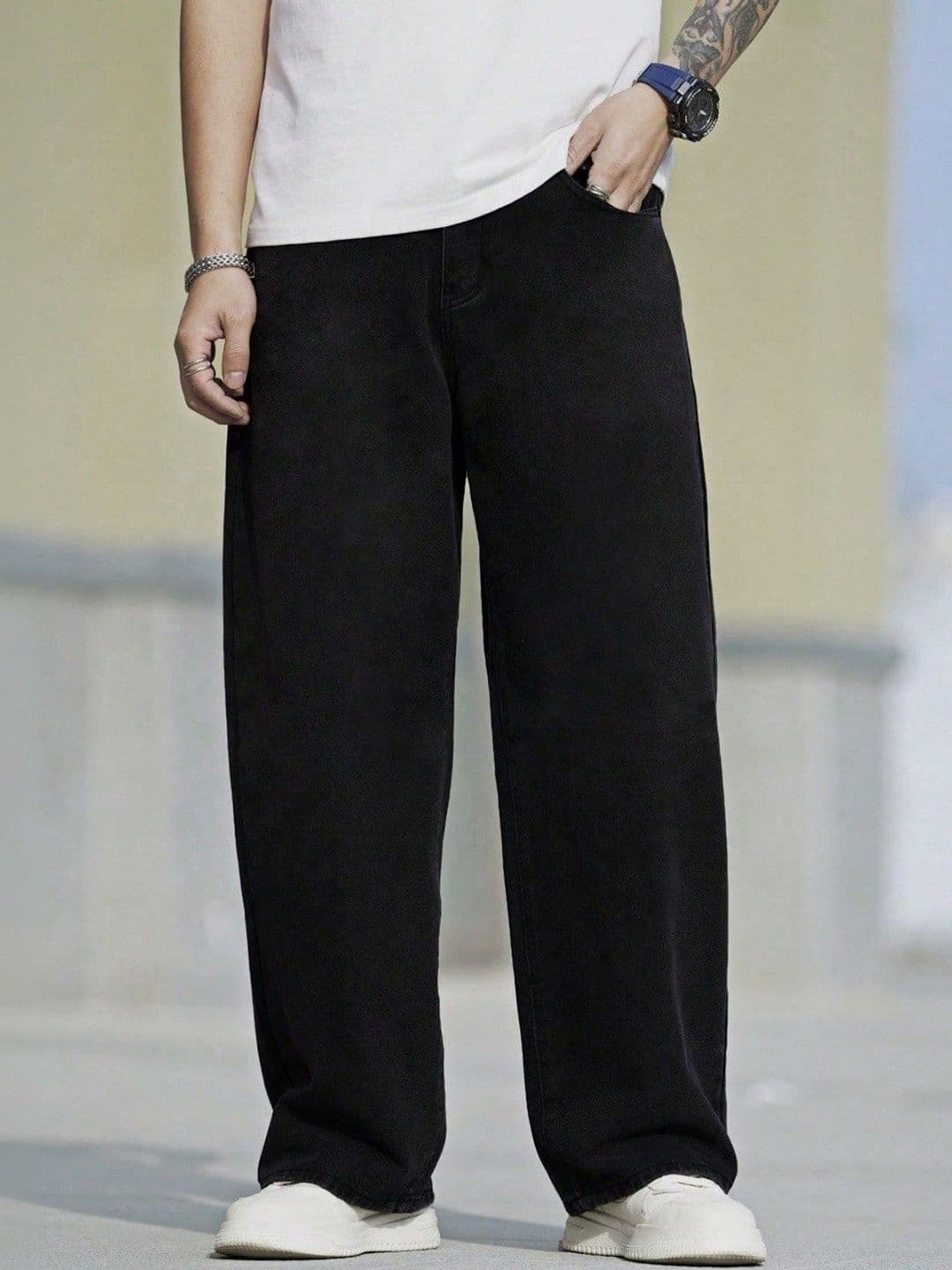 MASTERLY WEFT Men Mid-Rise Stretchable Jeans - view 1