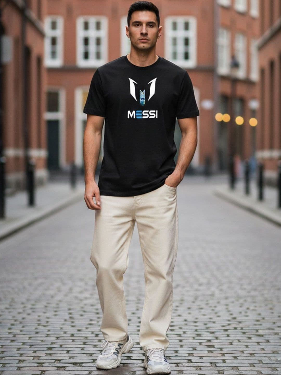 ST Trends Men Brand Logo Lionel Messi Printed T-shirt - view 1