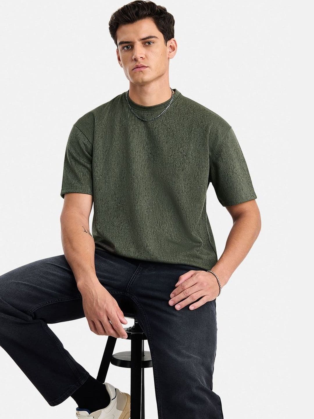 Snitch Men Drop-Shoulder Sleeves T-shirt - view 1