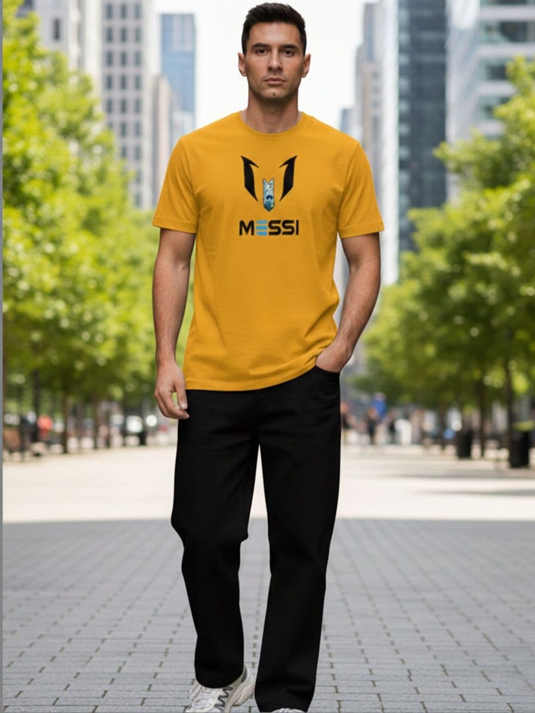 ST Trends Men Lionel Messi Printed T-shirt - view 1