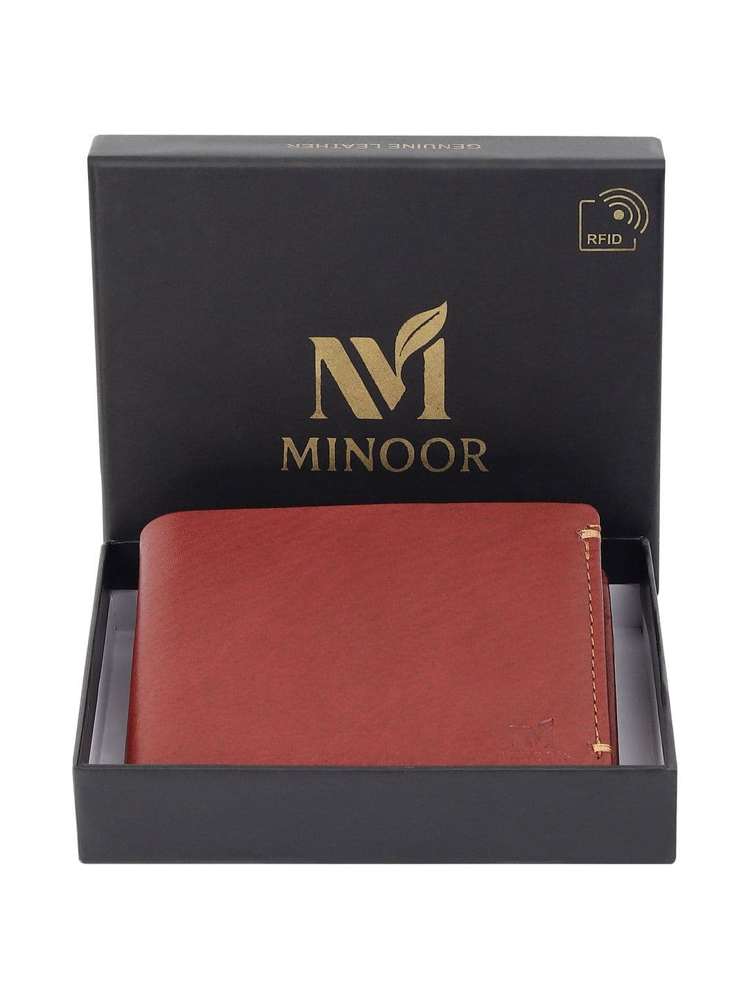 Minoor Men Leather Two Fold Wallet - view 1