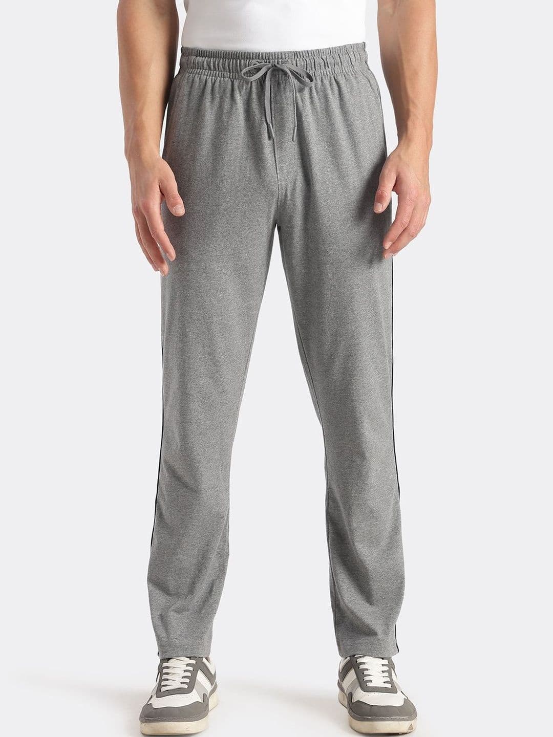 Jockey Super Combed Cotton Rich Solid Trackpant with Side Pockets - 9500 - view 1