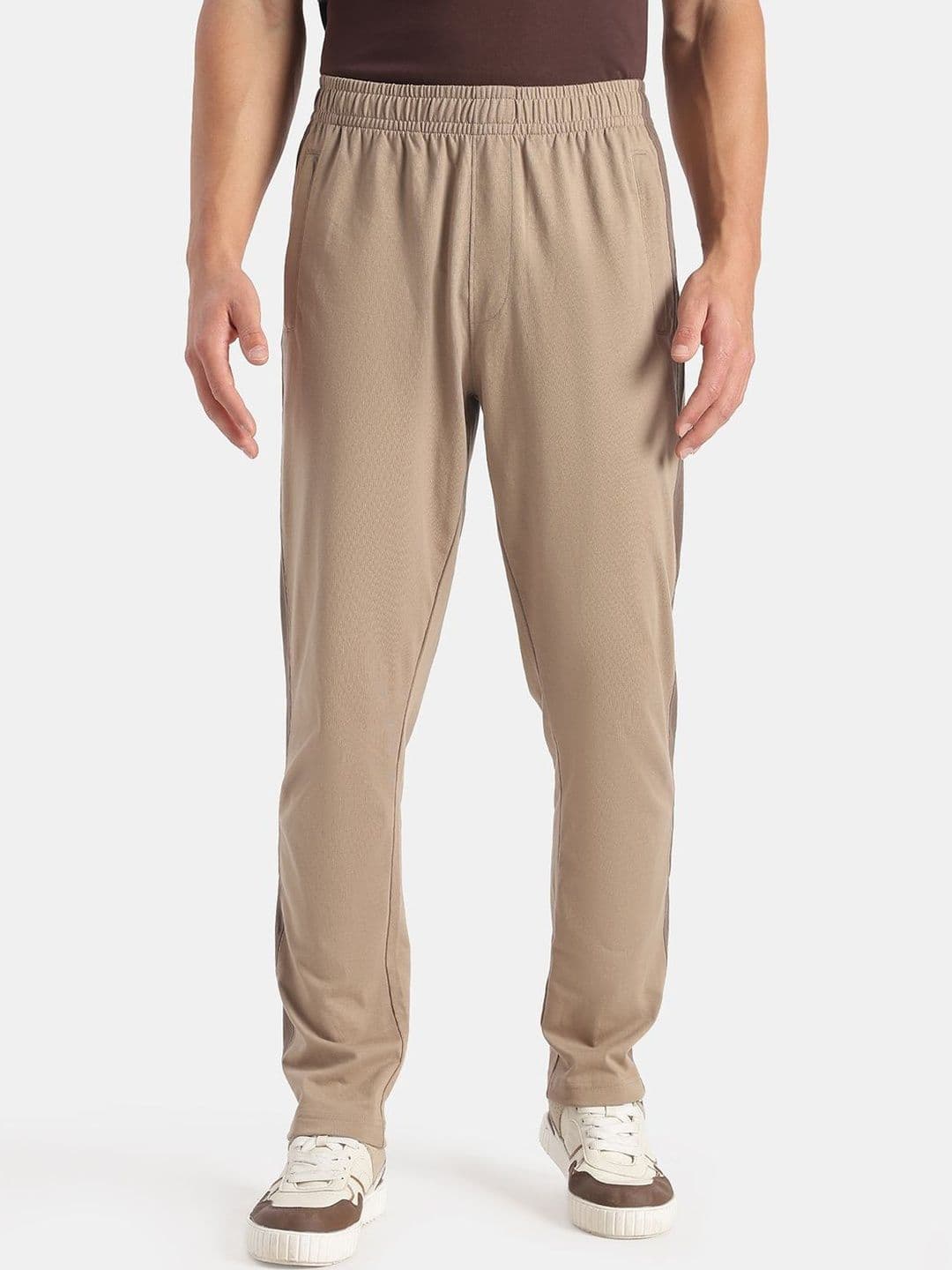 Jockey Combed Cotton Rich Slim Fit Trackpant with Zipper Media Pocket-AM75 - view 1