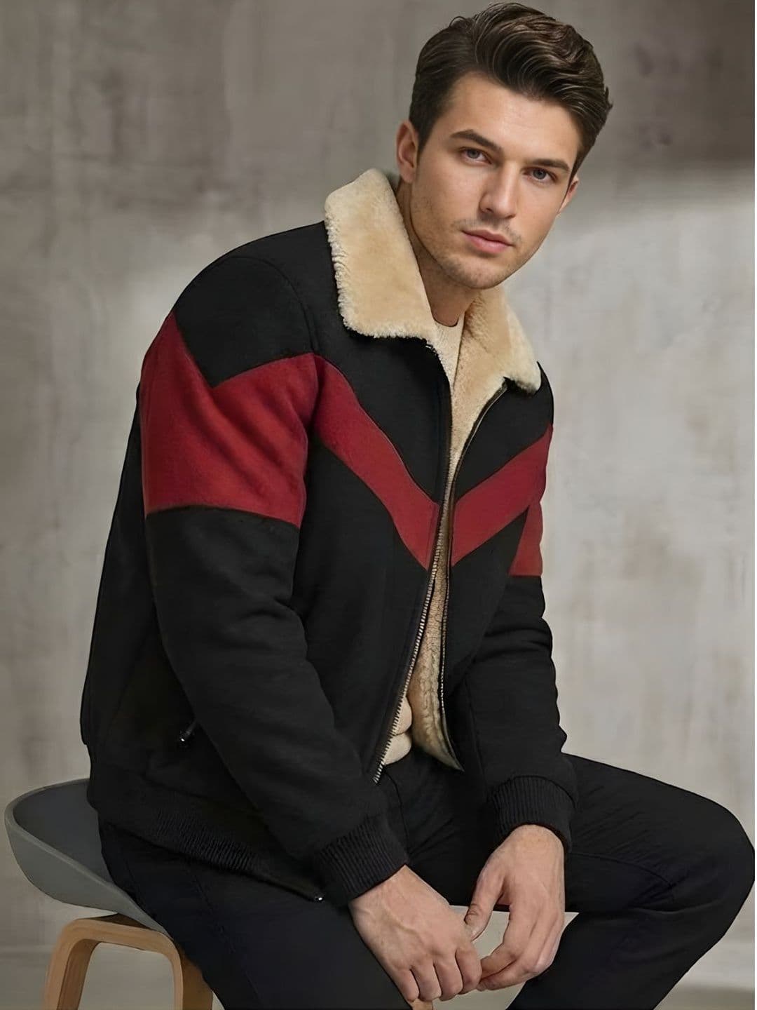 MIA FASHION Men Colourblocked Insulator Bomber Jacket - view 1