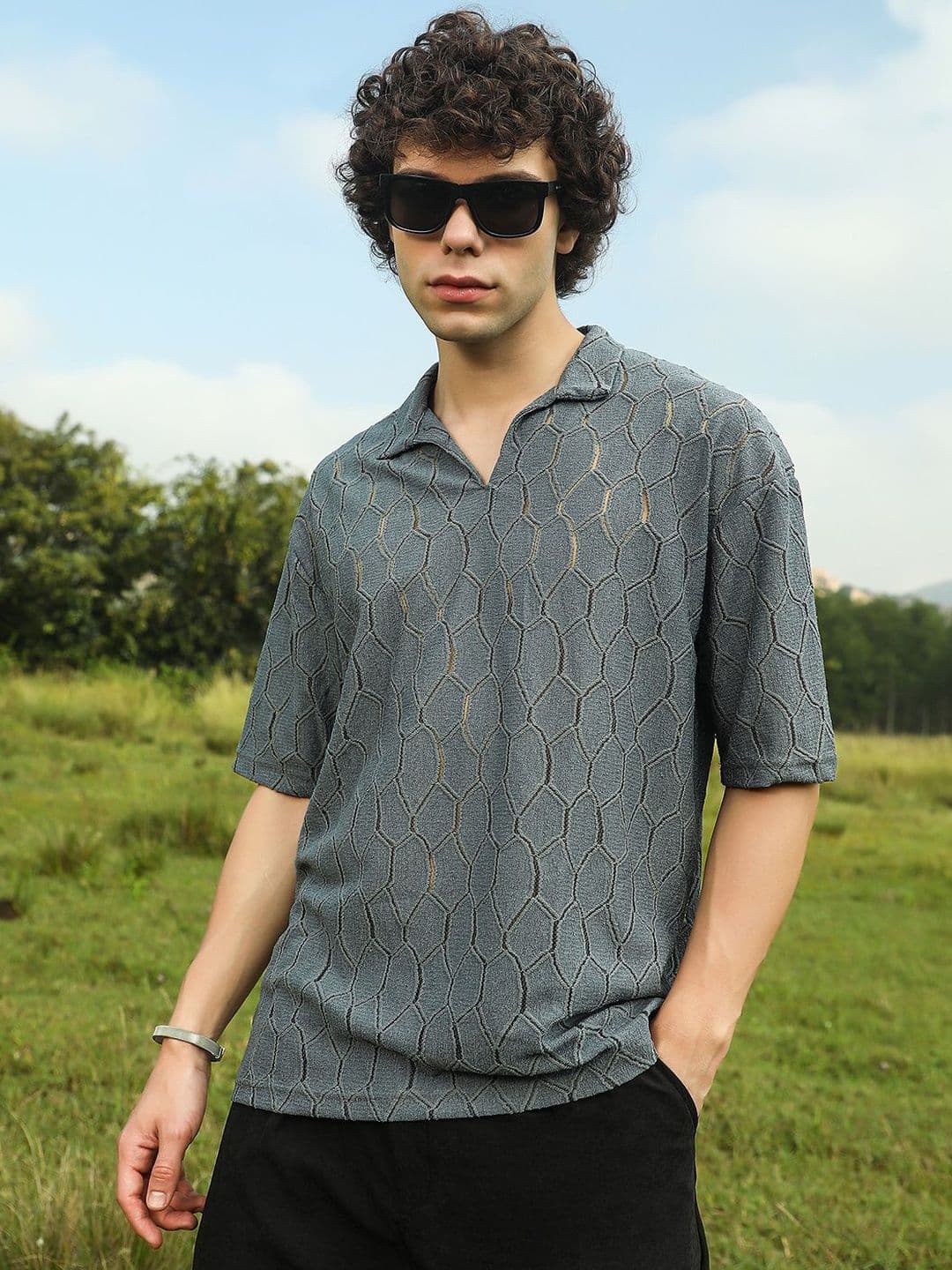 CAHOOT Men Polo Collar T-shirt - view 1