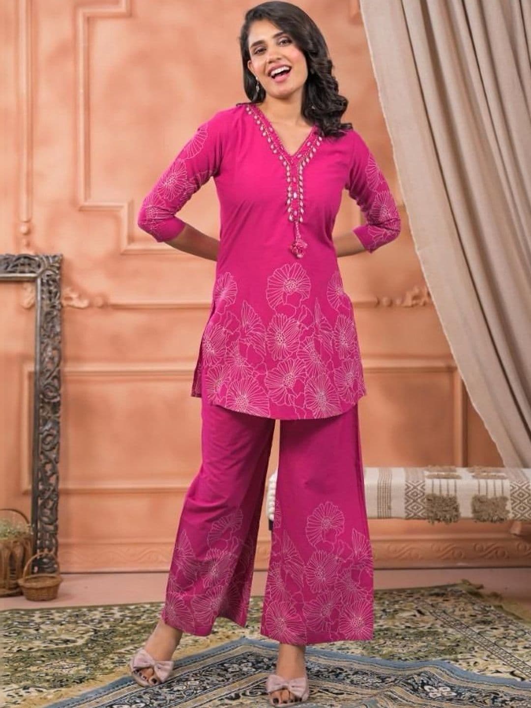 Gindly Women Printed Palazzos - view 1